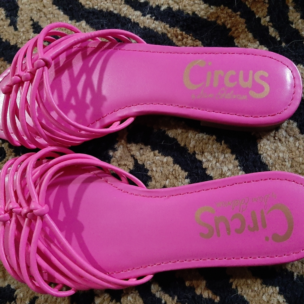 Hot pink sandals,circus by Sam Edelman brand
